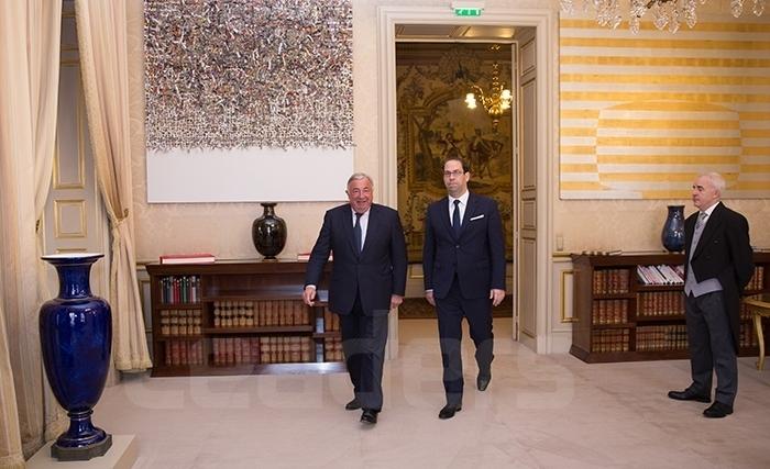  Suite des coulisses de la visite de Youssef Chahed à Paris