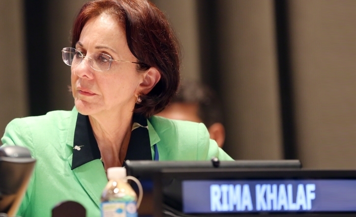 Pressée par le Secrétaire général de l’ONU de retirer son rapport condamnant Israël, Rima Khalaf démissionne de l’ESCWA Pressée par le Secrétaire général de l’ONU de retirer son rapport condamnant Israël, Rima Khalaf démissionne de l’ESCWA