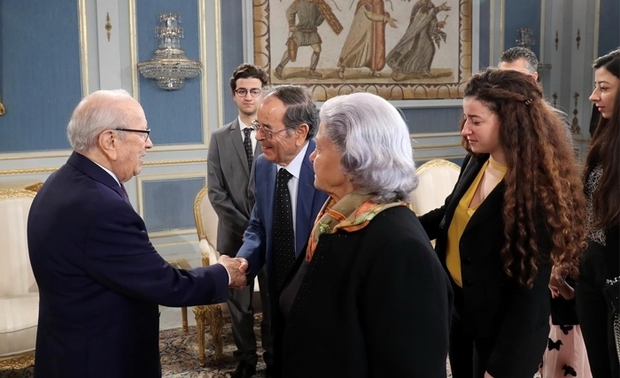 La famille de Slim Chaker chez le président Caïd Essebsi