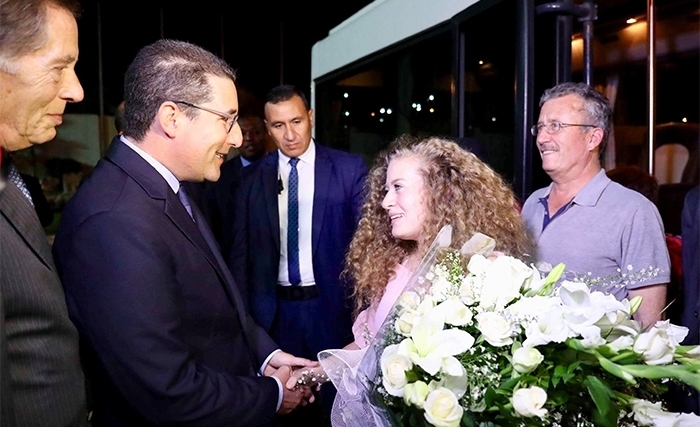 Ahed Tamimi : Nous espérons que la libération de la Palestine commencera à partir de la Tunisie (Photos)