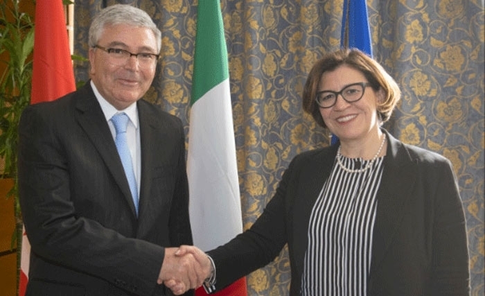 Zbidi à Rome pour le renforcement de la coopération militaire tuniso-italienne Zbidi à Rome pour le renforcement de la coopération militaire tuniso-italienne