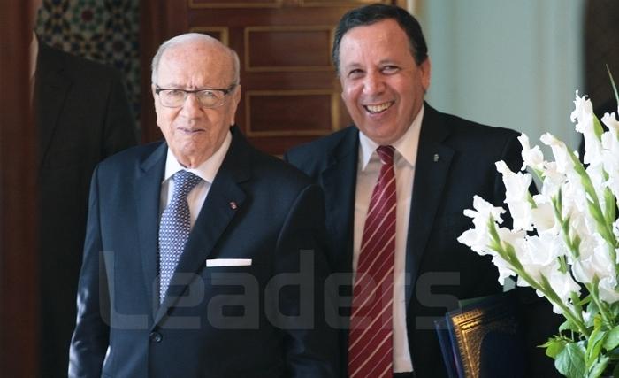 Khemaïs Jhinaoui et Beji Caïd Essebsi Khemaïs Jhinaoui et Beji Caïd Essebsi