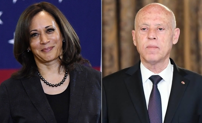 Entretien téléphonique Kais Saïed et la vice-méricaine Kamala Harris : soutien renouvelé auprès du FMI, contre le Covid et pour la sécurité