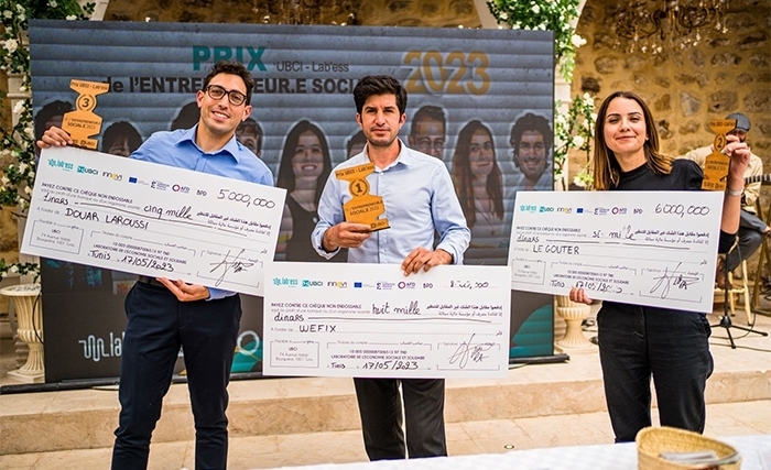 L’UBCI et l’incubateur LAB’ESS décernent le prix de l’entrepreneur.e social.e 2023