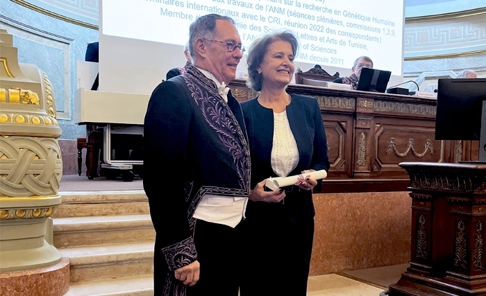 Pr Habiba Bouhamed Chaabouni, élue membre associé étranger de l'Académie Nationale de Médecine de France