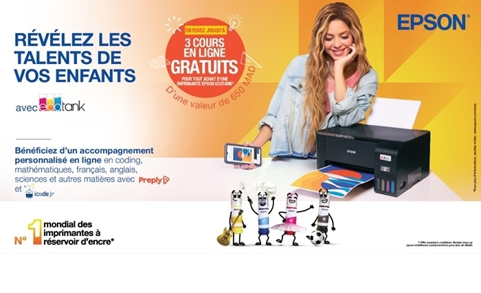 Rentrée scolaire: Epson soutient l’apprentissage numérique avec sa gamme EcoTank Rentrée scolaire: Epson soutient l’apprentissage numérique avec sa gamme EcoTank