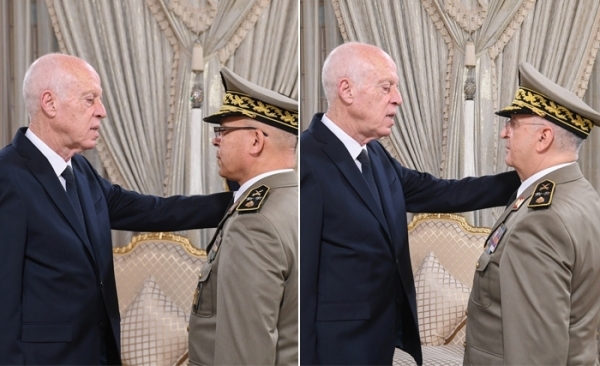 Les généraux de brigade Saleh Ben Abd’Essalem et Al’Amjed Al’Hamemi promus par le président Kaïs Saïed, généraux de division (Vidéo)